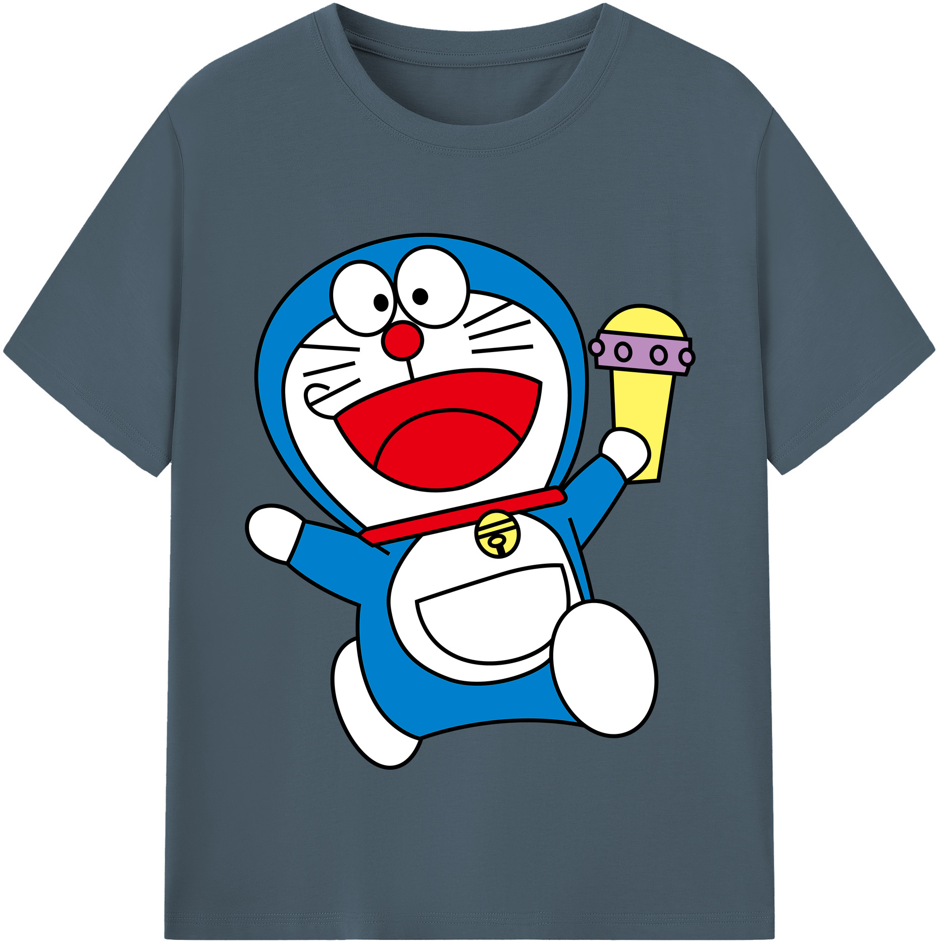 （画像用） ドラえもん Doraemon 綿100％半袖Tシャツ（フロントプリント）